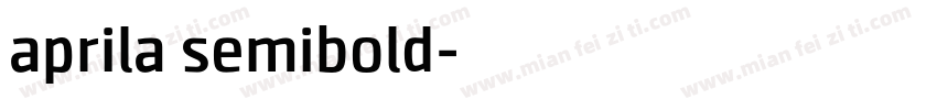 aprila semibold字体转换
